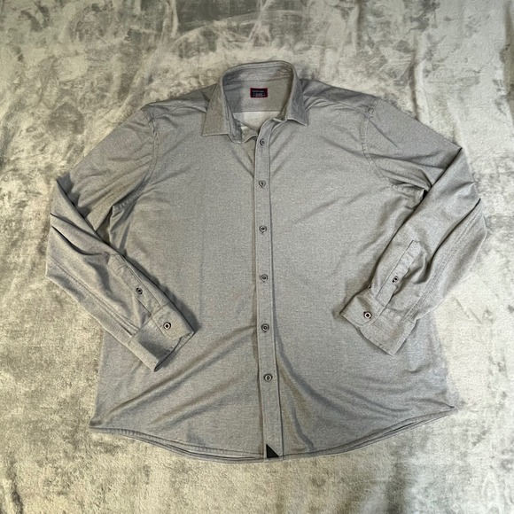 UNTUCKit Other - UNTUCKit Button Down Shirt Mens XXL Grey Maximin Grunhaus Coolmax Stretch